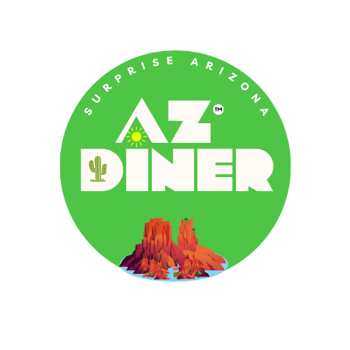 AZ diner restaurant logo - View nutrition facts, calories, and macros for menu items at 13765 N Litchfield Rd Surprise, AZ 85379