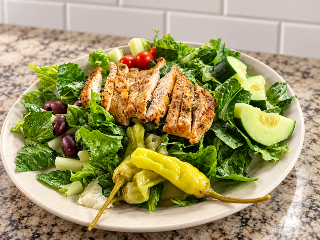 Grilled Chicken Breast Salad.