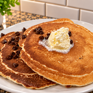Chocolate Chip Buttermilk Stack