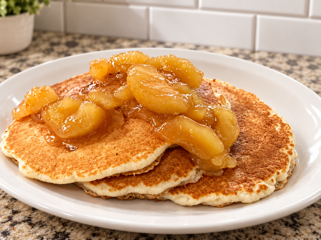 Cinnamon Apple Buttermilk Stack.