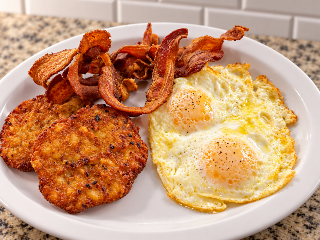 #3 Potato Cake & Eggs.