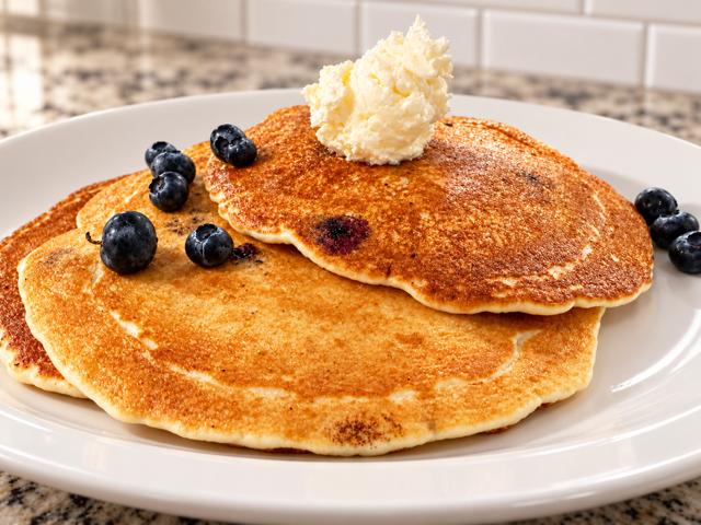 Blueberry Buttermilk Stack.