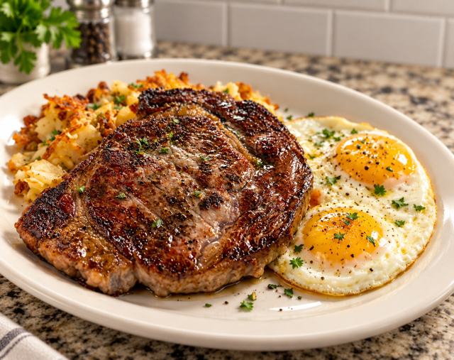#13 Steak & Eggs.