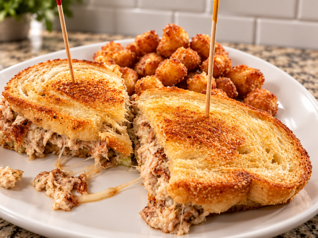 Tuna Melt Sandwich.