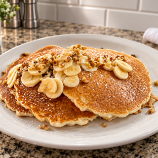 Banana Nut Buttermilk Stack