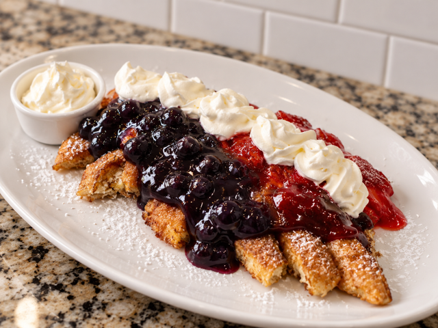 Red White & Blue French Toast.