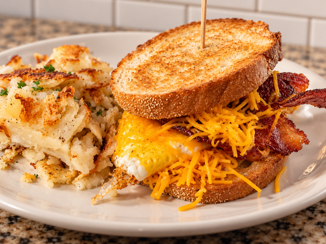 Breakfast Egg Sandwich.