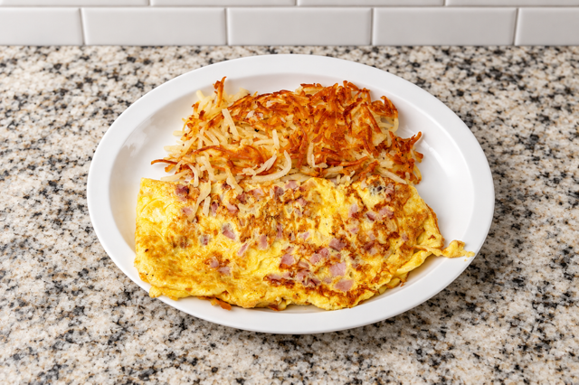 2-Egg Meat Omelet.