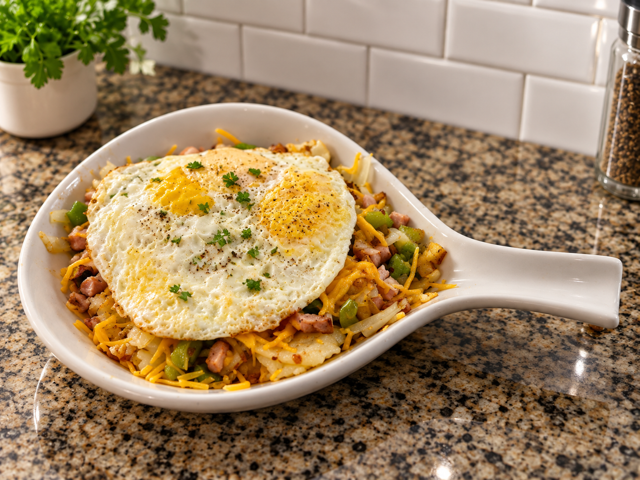 Egg Meat Skillet.