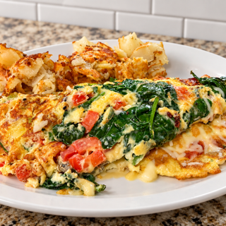 Spinach & Feta Omelet