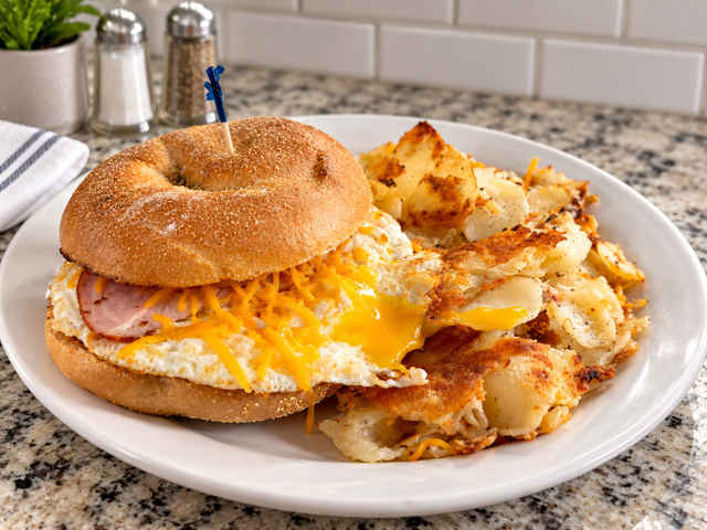 Bagel Egg Sandwich.