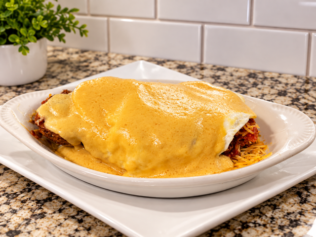 Potato Skin Benedict.