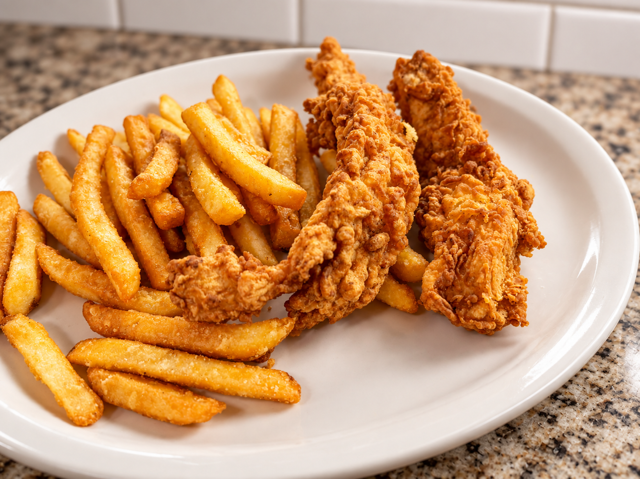 Kid's Chicken Strips.