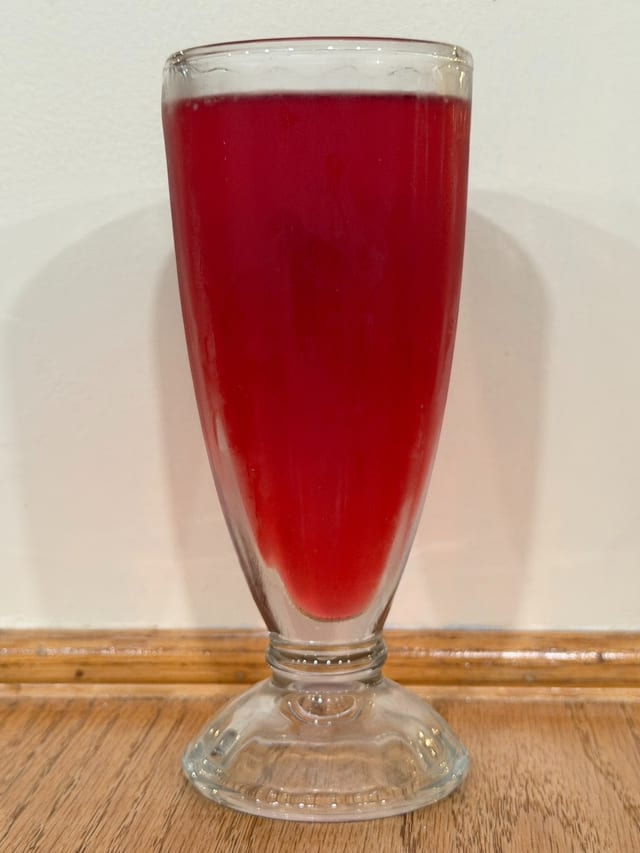 Cranberry Juice.