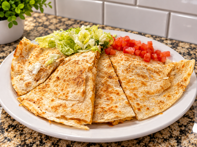 Cheese Quesadilla.