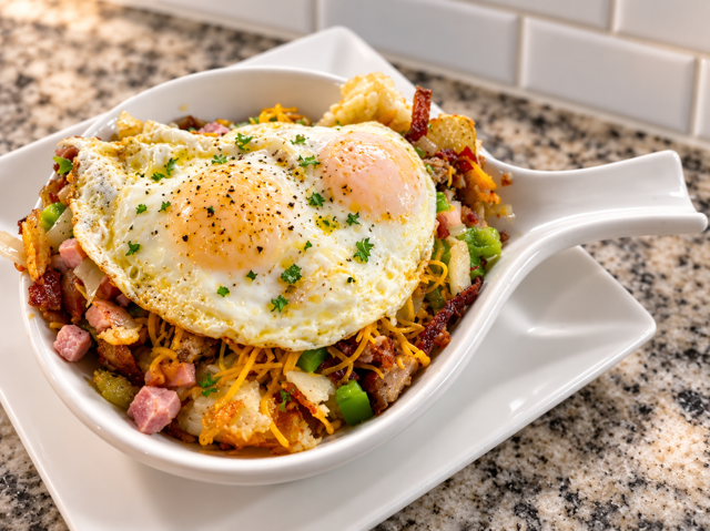 Meat Lover's Skillet.